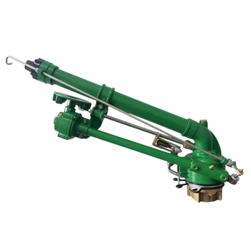 Foison Fsw45 Agricultural Turbo Drive Sprinkler Big Rain Gun Adjustable Nozzle 360 Degree Water Saving Sprinkler Gun